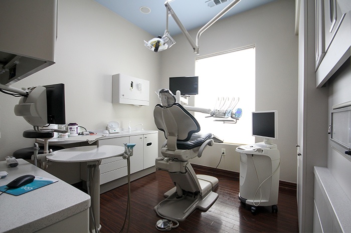 dentist office and chair