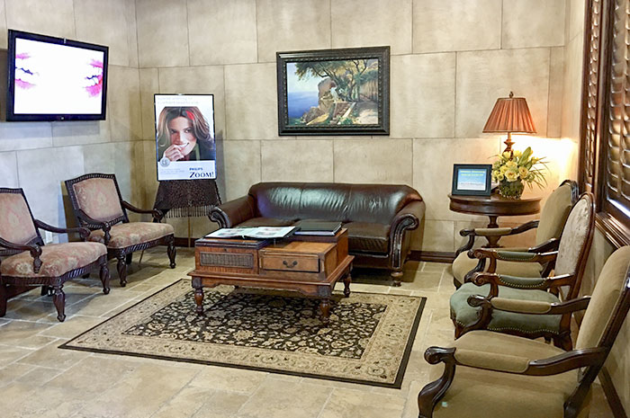 waiting area at Preston Bend Dental